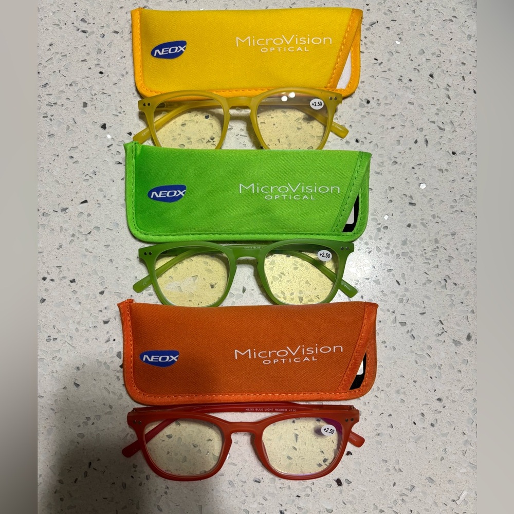 MicroVision Blue Light Reading Glasses